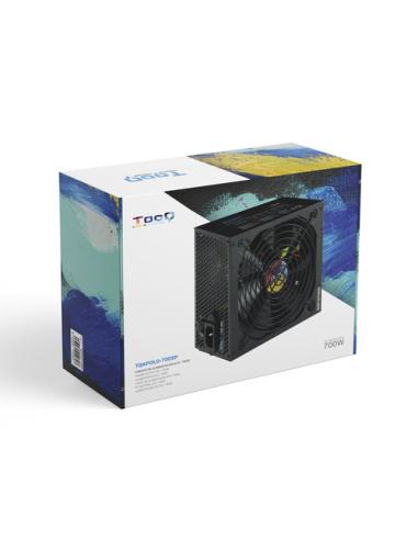 TooQ TQAPOLO-700SP unidad de fuente de alimentación 700 W 20+4 pin ATX ATX Negro