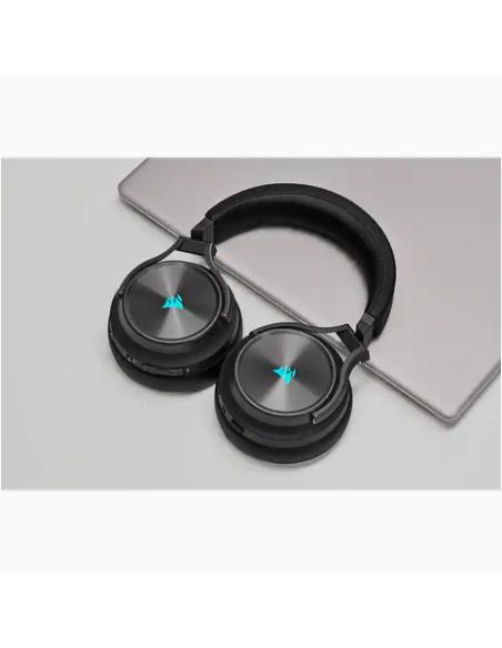 Corsair VIRTUOSO RGB Wireless XT Auriculares Inalámbrico y alámbrico Diadema Bluetooth Negro