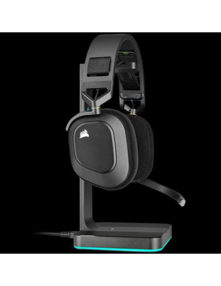 Corsair HS80 RGB Auriculares Inalámbrico Diadema Juego Negro