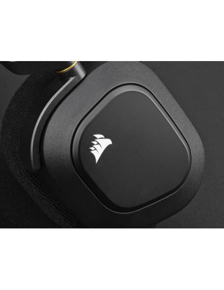 Corsair HS80 RGB Auriculares Inalámbrico Diadema Juego Negro