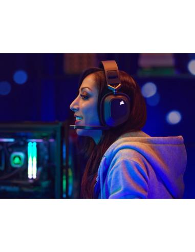 Corsair HS80 RGB Auriculares Inalámbrico Diadema Juego Negro
