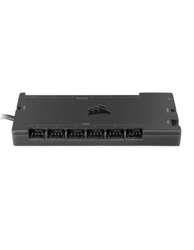 Corsair iCUE Commander Core XT controlador de velocidad de ventilador 6 canales Negro