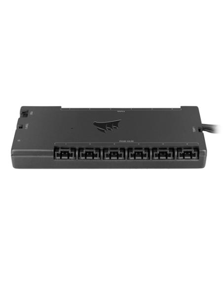 Corsair iCUE Commander Core XT controlador de velocidad de ventilador 6 canales Negro