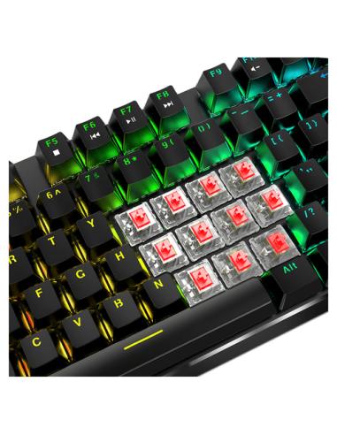 Hiditec GK400 ARGB teclado Juego USB Negro