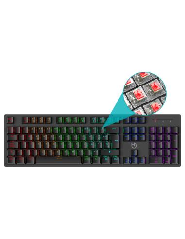 Hiditec GK400 ARGB teclado Juego USB Negro