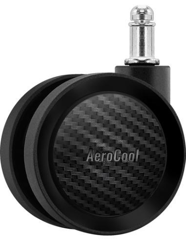 Aerocool CROWNBW Blanco, Silla Gaming Ergonómica, Cojines Ajustables, Cuero Sintético Premium