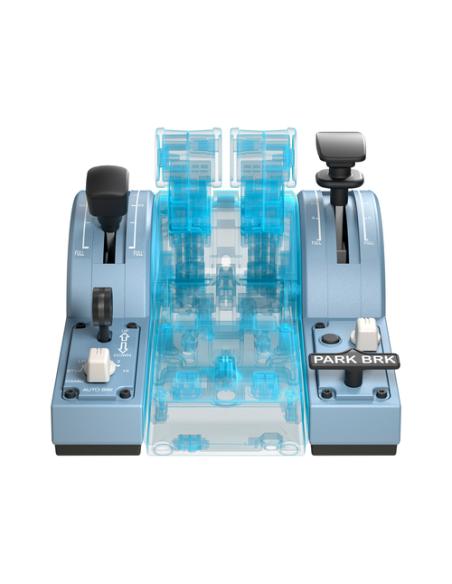 Thrustmaster TCA Quadrant Add-On Airbus Edition Negro, Azul Simulador de Vuelo PC