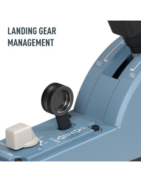 Thrustmaster TCA Quadrant Add-On Airbus Edition Negro, Azul Simulador de Vuelo PC