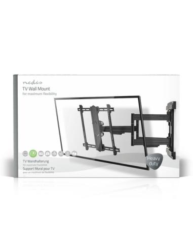 Nedis TVWM6551BK soporte para monitor 2,03 m (80") Pared Negro