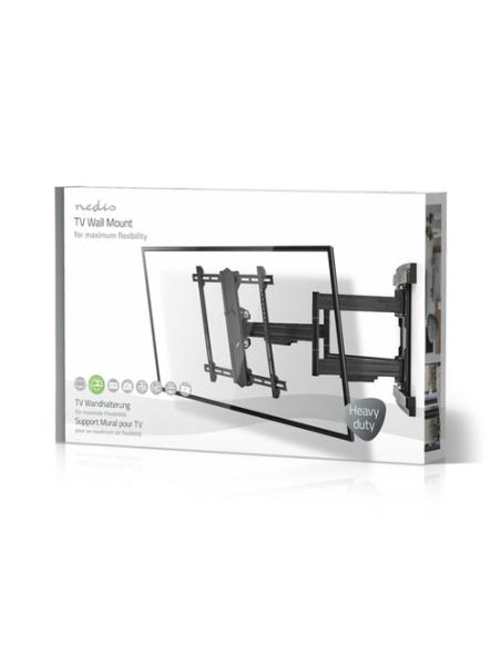 Nedis TVWM6551BK soporte para monitor 2,03 m (80") Pared Negro