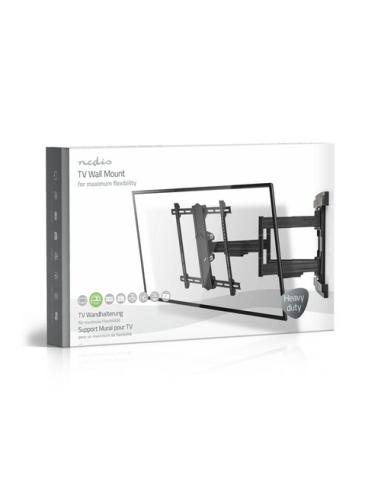Nedis TVWM6551BK soporte para monitor 2,03 m (80") Pared Negro