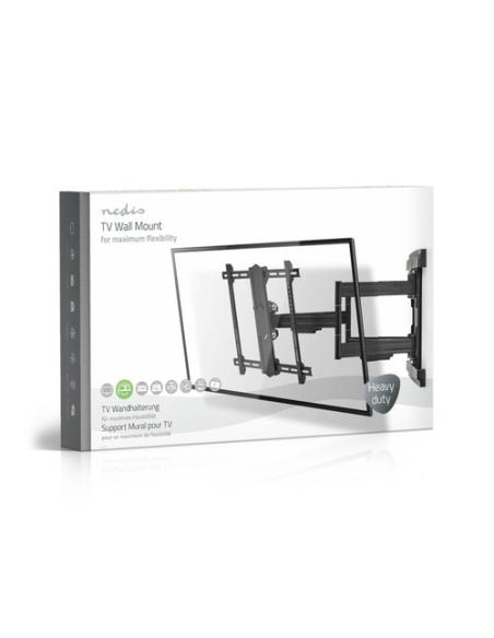 Nedis TVWM6551BK soporte para monitor 2,03 m (80") Pared Negro