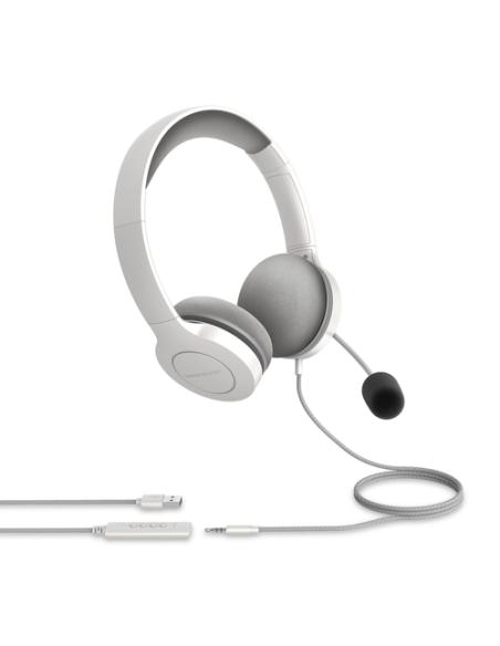 Energy Sistem 452156 auricular y casco Auriculares Alámbrico Diadema Llamadas/Música USB tipo A Blanco