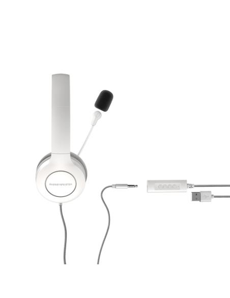 Energy Sistem 452156 auricular y casco Auriculares Alámbrico Diadema Llamadas/Música USB tipo A Blanco