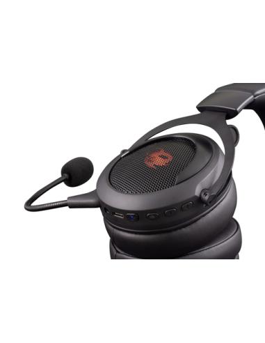 Deep Gaming RGB G01 PRO Auriculares Inalámbrico y alámbrico Diadema Juego USB Tipo C Negro