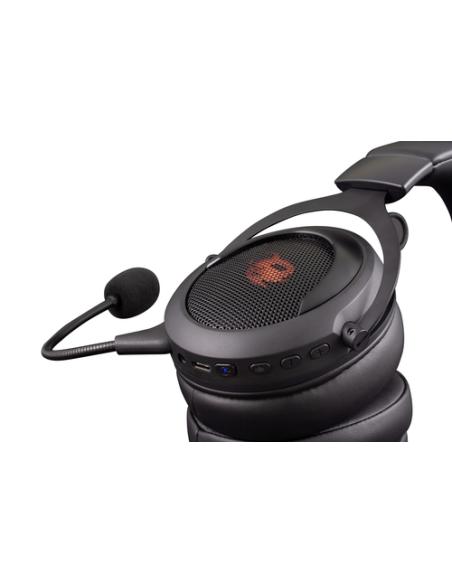 Deep Gaming RGB G01 PRO Auriculares Inalámbrico y alámbrico Diadema Juego USB Tipo C Negro