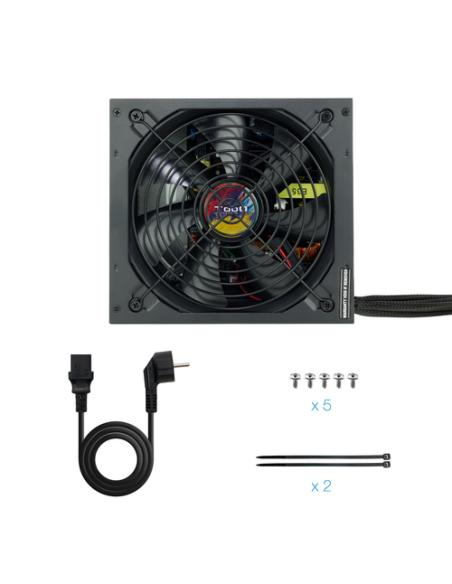 TooQ TQAPOLO-750SP unidad de fuente de alimentación 750 W 20+4 pin ATX ATX Negro