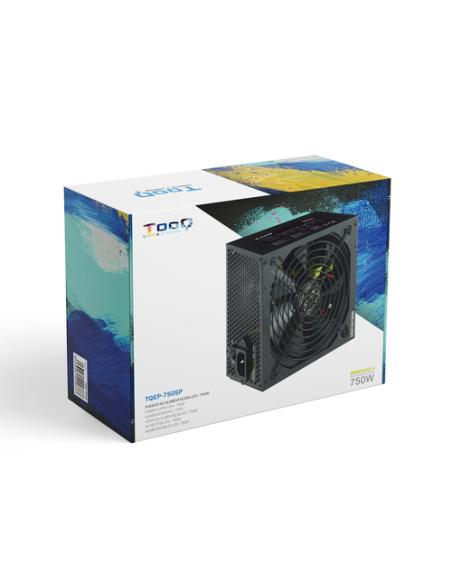 TooQ TQAPOLO-750SP unidad de fuente de alimentación 750 W 20+4 pin ATX ATX Negro