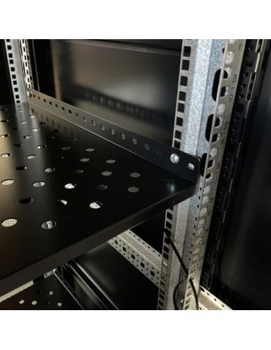 Phasak Armario Rack PRO 19" 27U 600 x 1000 negro con ventilación - PHO 6127 (desmontado)