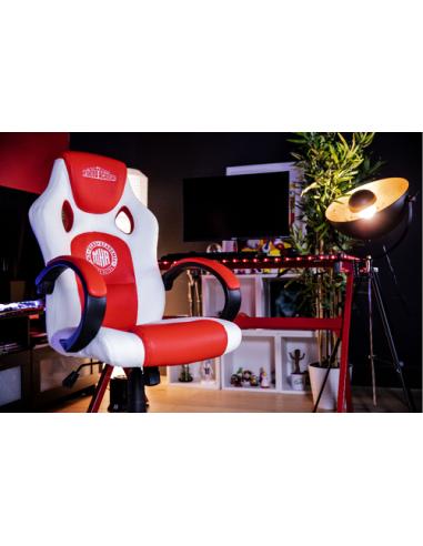 Konix My Hero Academia KX MHA JUNIOR GAMING CHAIR Silla para videojuegos universal Asiento acolchado Rojo, Blanco