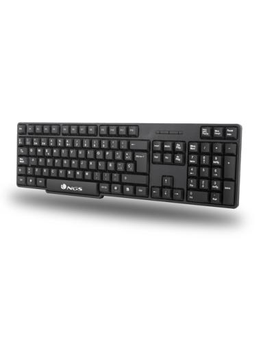 NGS EUPHORIA KIT teclado Ratón incluido Universal RF inalámbrico QWERTY Inglés Negro