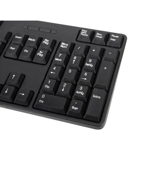 NGS EUPHORIA KIT teclado Ratón incluido Universal RF inalámbrico QWERTY Inglés Negro