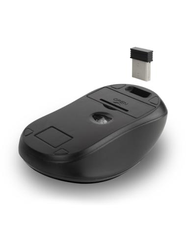 NGS EUPHORIA KIT teclado Ratón incluido Universal RF inalámbrico QWERTY Inglés Negro