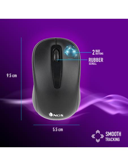 NGS EUPHORIA KIT teclado Ratón incluido Universal RF inalámbrico QWERTY Inglés Negro