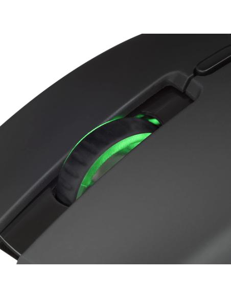 Mars Gaming MCPXBFR, Combo Teclado H-Mech FRGB, Ratón Ultraligero 10000DPI y Alfombrilla XXL, Negro, Idioma Francés