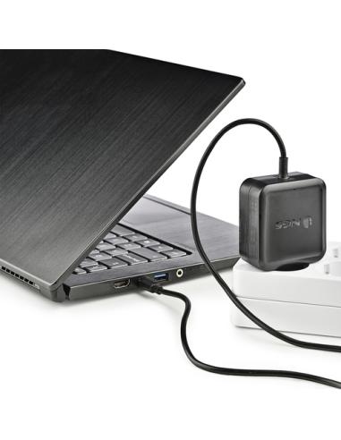 NGS ﻿﻿W-45W TYPEC Portátil, Smartphone, Tableta Negro Corriente alterna Interior