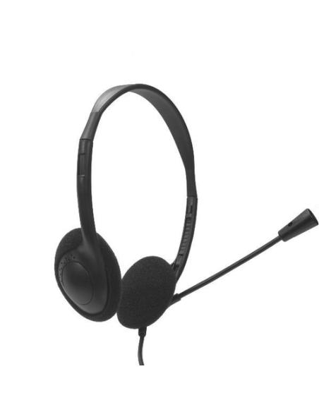 Nilox NXAU0000002 auricular y casco Auriculares Alámbrico Diadema Oficina/Centro de llamadas USB tipo A Negro