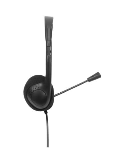 Nilox NXAU0000002 auricular y casco Auriculares Alámbrico Diadema Oficina/Centro de llamadas USB tipo A Negro