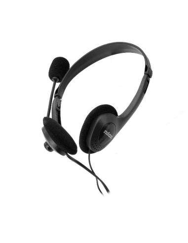 Nilox AURICULARES DOBLE JACK CON MICROFONO PC
