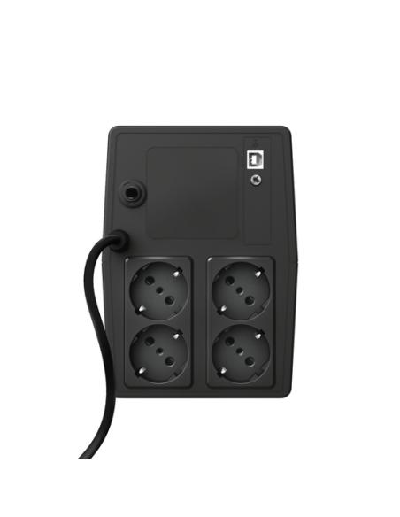 Trust Paxxon sistema de alimentación ininterrumpida (UPS) 1 kVA 600 W 4 salidas AC