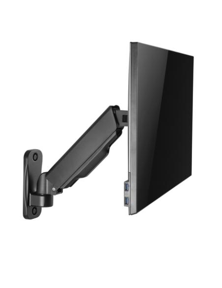 Ewent EW1532 soporte para monitor 81,3 cm (32") Pared Negro