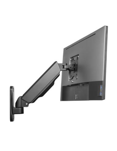Ewent EW1532 soporte para monitor 81,3 cm (32") Pared Negro