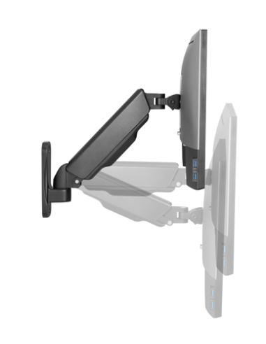 Ewent EW1532 soporte para monitor 81,3 cm (32") Pared Negro