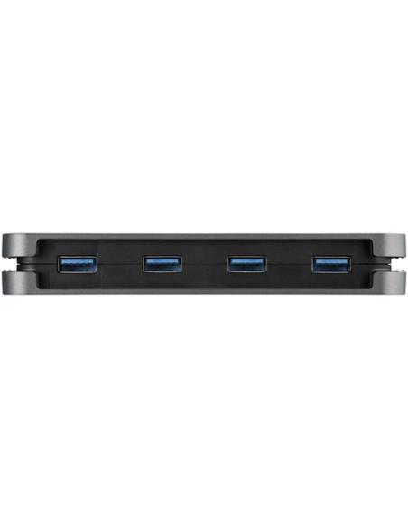 StarTech.com Hub USB 3.0 de 4 Puertos USB-A - Ladrón USB 3.2 Gen 1 SuperSpeed de 5Gbps Portátil Tipo A - Alimentado por el Bus U