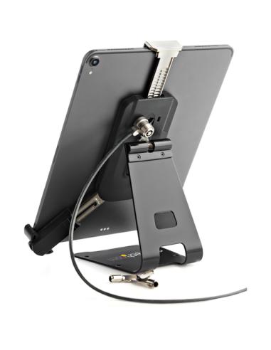 StarTech.com Soporte Seguro para Tablet con Cable de Seguridad con Candado K-Slot - Base para Tablets de 7,9 a 13 Pulgadas - Sop