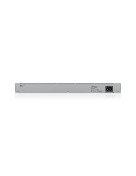 Ubiquiti UniFi USW-48-POE switch Gestionado L2 Gigabit Ethernet (10/100/1000) Energía sobre Ethernet (PoE) 1U Acero inoxidable