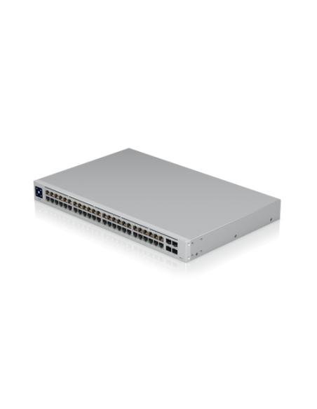 Ubiquiti UniFi USW-48-POE switch Gestionado L2 Gigabit Ethernet (10/100/1000) Energía sobre Ethernet (PoE) 1U Acero inoxidable