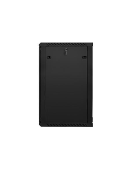 Lanberg WF01-6622-10B armario rack 22U Bastidor de pared Negro