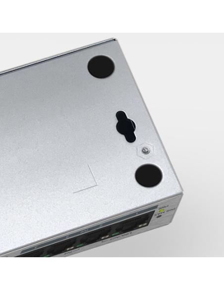 Zyxel GS1005HP No administrado Gigabit Ethernet (10/100/1000) Energía sobre Ethernet (PoE) Plata