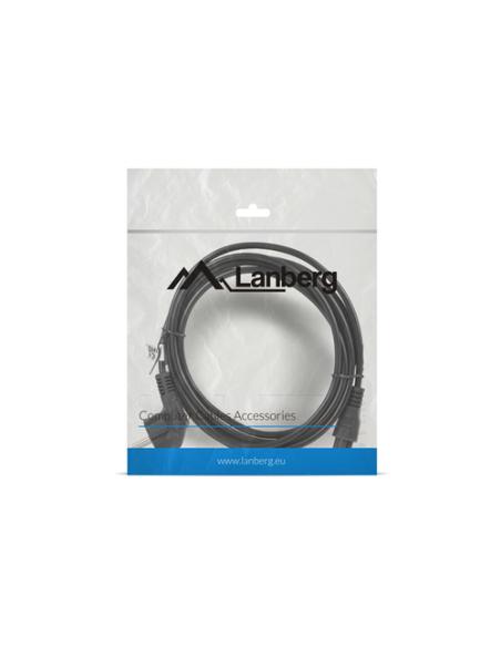 Lanberg CA-C5CA-11CC-003-BK cable de transmisión Negro 3 m C5 acoplador CEE7/7