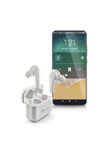 NGS ARTICA BLOOM Auriculares Inalámbrico Dentro de oído Llamadas/Música USB Tipo C Bluetooth Blanco