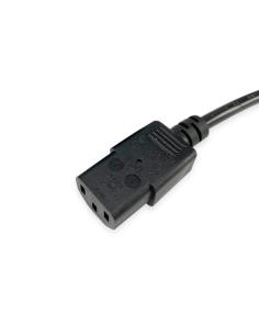 Equip 112300 cable de transmisión Negro 2 m IEC C13 BS 1363 2