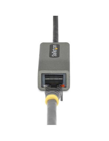 StarTech.com Adaptador USB 3.0 a Ethernet Gigabit de 10/100/1000 para Portátiles - con Cable Incorporado de 30cm - Adaptador USB