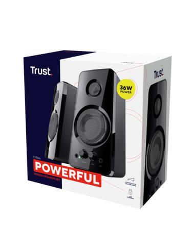 Trust Tytan Negro Alámbrico 18 W