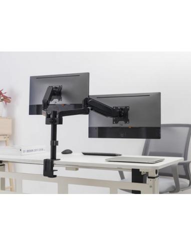 Equip Soporte de sobremesa para dos monitores de 17"-32