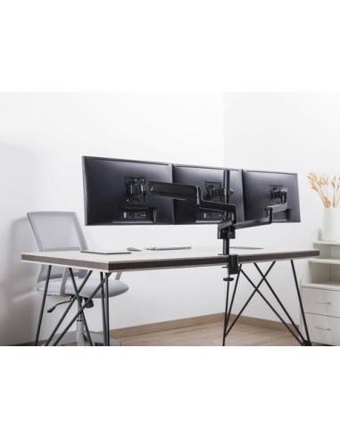 Equip Soporte de sobremesa para monitor triple de 17"-27